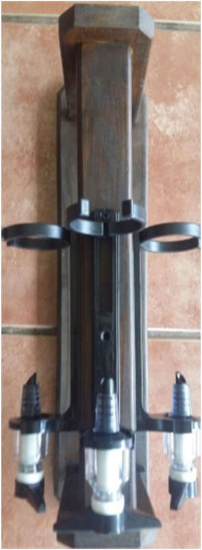 Liquor Dispenser: Wooden Wall Mounted Carousels + 4 Optics. Brand New Products. Collections Allowed.