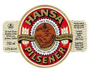 ICE BUCKET: HANSA PILSENER. Brand New Product. Collections are allowed.