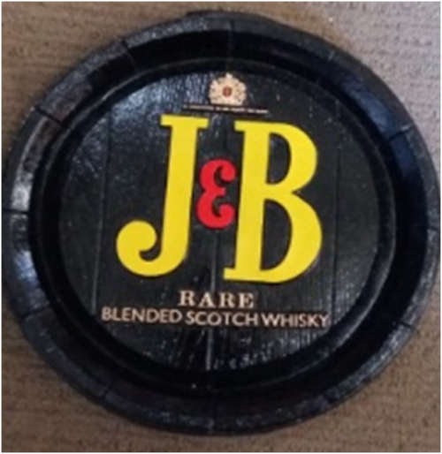 J & B RARE SCOTCH WHISKY BARREL END. Brand New. Collections are allowed.