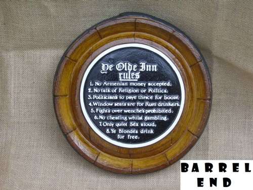 De Olde Inn Rules Barrel Ends. Brand New Products. Collections are allowed.