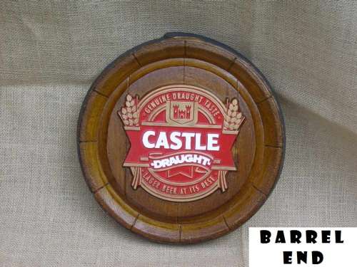 Castle Draught Barrel End. Brand New Products. Collections are allowed.