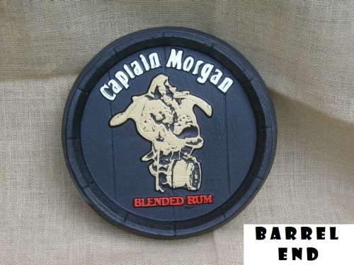 Captain Morgan Jamaican Blended Rum Barrel Ends. Brand New. Collections are allowed.