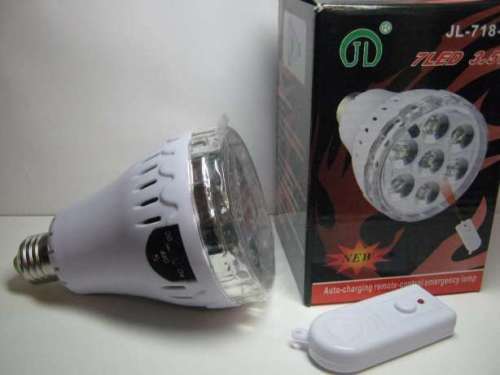 Ultra Bright LED Rechargeable Emergency Globes With Remote Control. Collections Are Allowed.