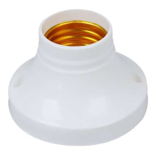 E27 Edison Screw Cap: Standard size Lamp/Bulb Holder/Socket Base Holder. Collections Are Allowed.