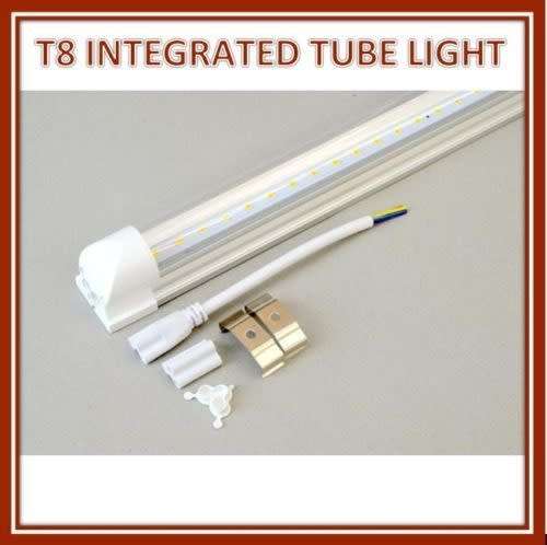 LED INTEGRATED TUBE LIGHTS CLEAR COVER Complete With Brackets and Fittings. Collections allowed.