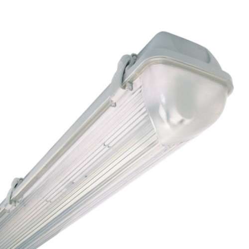 LED T8 Fluorescent Tube Fitting Weatherproof Single Closed Channel 5ft 1500mm. Collections allowed