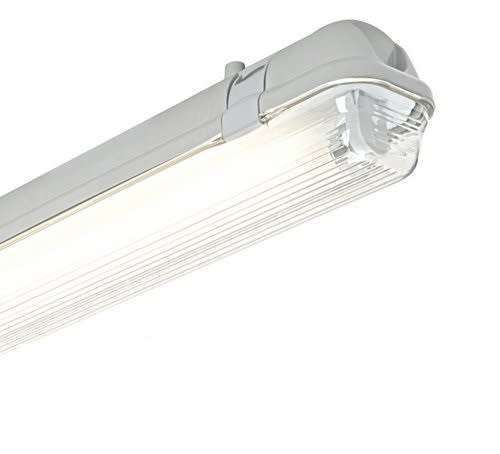 LED T8 Fluorescent Tube Fitting Weatherproof Single Closed Channel 5ft 1500mm. Collections allowed