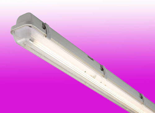 LED T8 Fluorescent Tube Fitting Weatherproof Single Closed Channel 5ft 1500mm. Collections allowed