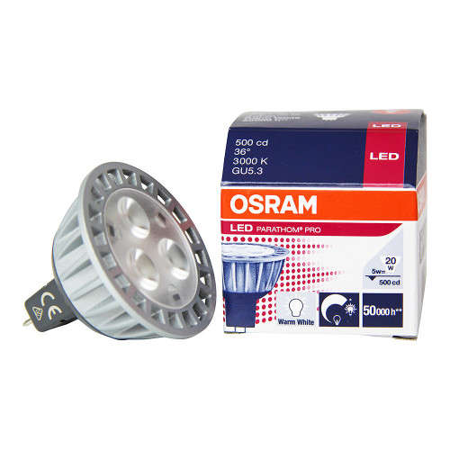 OSRAM LED Downlight Spotlight Bulbs LED MR16 5W 12V DC. Collections are allowed.