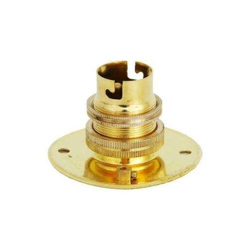 Standard B22 Brass Bayonet Clip Lamp / Light Bulb Holder / Fitting / Adapter. Collections Allowed.