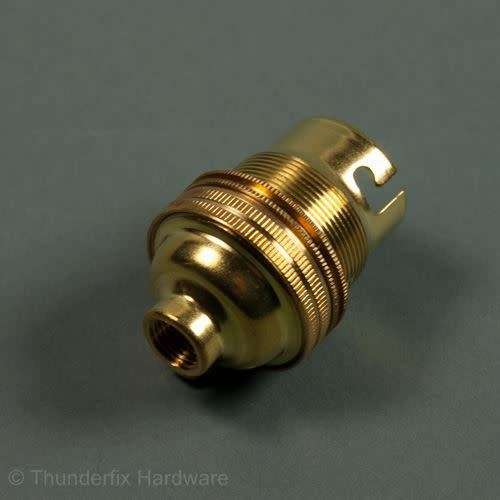 Standard B22 Brass Bayonet Clip Lamp, Light Bulb Holder, Fitting, Adaptor. Collections Are Allowed.