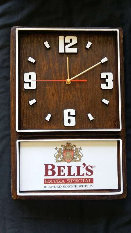 Bell`s Scotch Whisky Box Clock. Brand New Product. Collections are allowed.