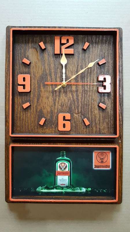 Jagermeister Premium Liqueur Box Clock. Brand New Product. Collections are allowed.