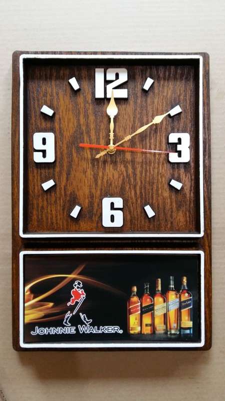 Johnnie Walker Scotch Whisky Box Clock. Brand New Product. Collections are allowed.