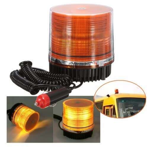 LED Magnetic Warning Strobe Emergency Beacon Light Orange / Amber 12V/24V. Collections are allowed.