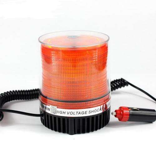 LED Magnetic Warning Strobe Emergency Beacon Light Orange / Amber 12V/24V. Collections are allowed.