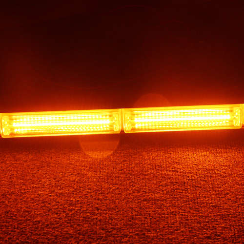 Amber Orange Vehicle Flash LED Strobe Light Bar COB LED Remote Controlled. Collections Are Allowed.