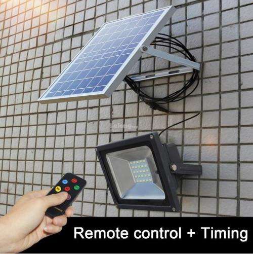30W Solar LED Rechargeable Floodlights with Remote Control. Collections Are Allowed.
