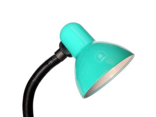 Desk Top Lamp Holder with Clip-On Flexible Gooseneck and LED Bulb. Collections Are Allowed.