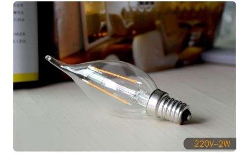 LED Light Bulbs: FILAMENT Candle Design Light Bulbs. Collections are allowed.