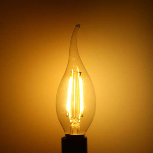 LED Light Bulbs: FILAMENT Candle Design Light Bulbs. Collections are allowed.