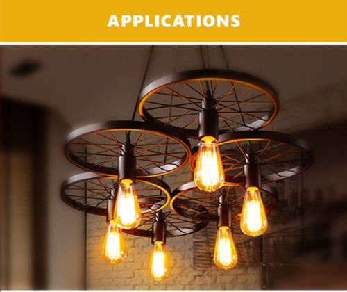 Warm White LED Light Bulbs: Filament Vintage ST64 Design Retro Light Bulbs. Collections Are Allowed.
