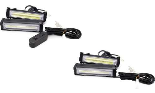 Vehicle COB LED Cluster Strobe Flash Light Kit for Grille and Bumper. Collections are allowed.