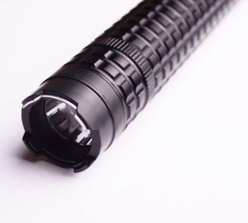 Hi-Power Stun Baton Self-Defense Electric Shocking Device with LED Flashlight. Collections Allowed.