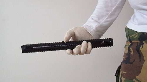 Hi-Power Stun Baton Self-Defense Electric Shocking Device with LED Flashlight. Collections Allowed.