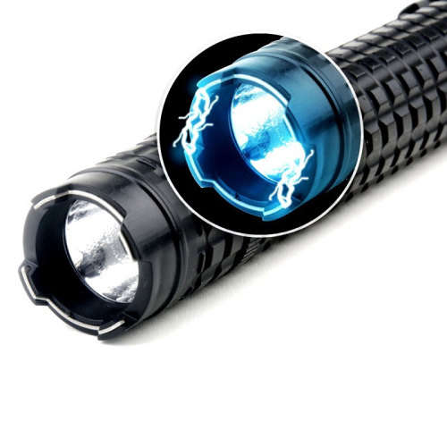 Hi-Power Stun Baton Self-Defense Electric Shocking Device with LED Flashlight. Collections Allowed.