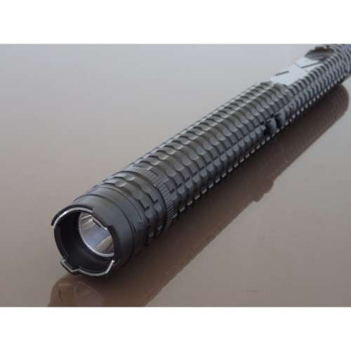Hi-Power Stun Baton Self-Defense Electric Shocking Device with LED Flashlight. Collections Allowed.