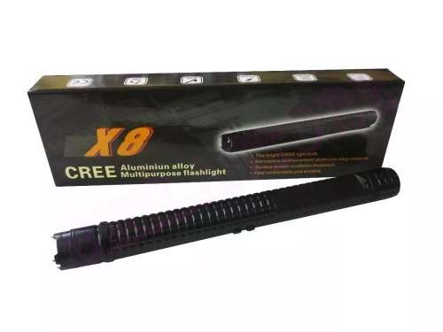 Hi-Power Stun Baton Self-Defense Electric Shocking Device with LED Flashlight. Collections Allowed.