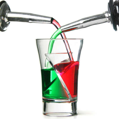 Twister Shot Cups: Pack of 6 Spiral Cocktail Shot Cups. Collections are allowed.