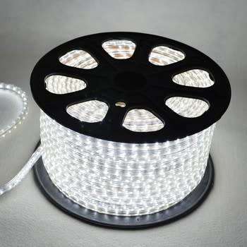 100m Cool White 220V LED Strip Light Complete Kit With Connector Plug + End Cap. Collections Allowed