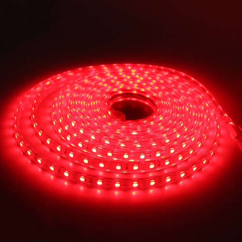 100m In Red LED Strip Rope Light 220V Complete Kit With Connector Plug + End Cap Collections Allowed