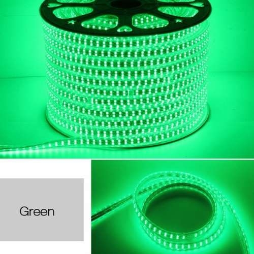 100m Green LED Strip Rope Light 220V Complete Kit With Connector Plug + End Cap. Collections Allowed