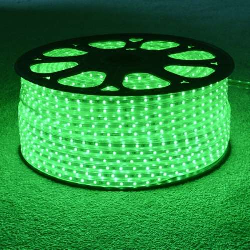 100m Green LED Strip Rope Light 220V Complete Kit With Connector Plug + End Cap. Collections Allowed