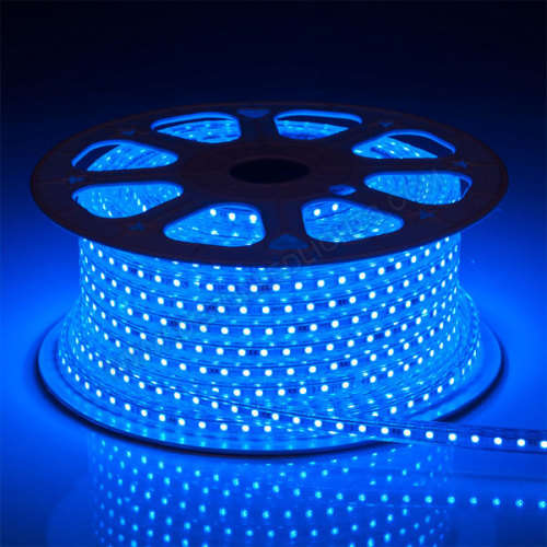 LED Strip Rope Lights 100m Blue 220V Complete Kit With Connector Plug + End Cap. Collections Allowed