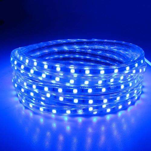 LED Strip Rope Lights 100m Blue 220V Complete Kit With Connector Plug + End Cap. Collections Allowed