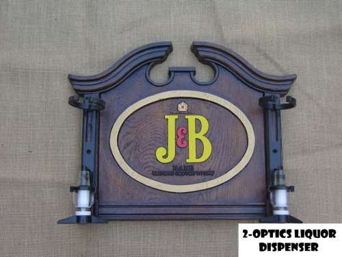 J & B Scotch Whisky Logo Liquor Dispensers with 2 Sets of Optics. Brand New. Collections Allowed.