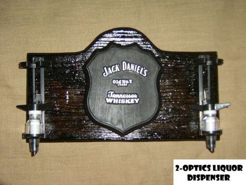 Liquor Dispenser: Jack Daniel`s Tennessee Whiskey + 2 Optics. Brand New Products Collections allowed