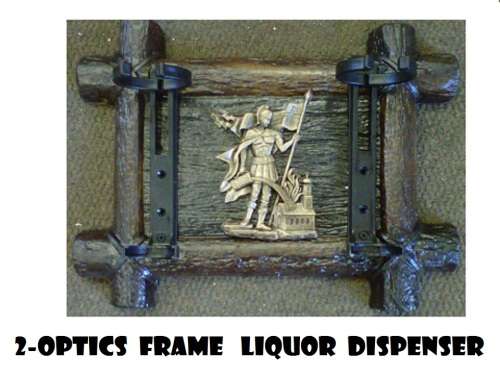 Liquor Dispensers: Vintage Fireman Logo with 2 Optics. Brand New Products. Collections Are Allowed.
