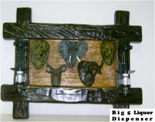 Liquor Dispensers: Large Big 5 with 2-Optics. Brand New Products. Collections Are Allowed.