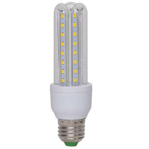 LED Light Bulbs: 9W Glass Covered U-Shape Energy Saver 220V in E27 and B22. Collections allowed