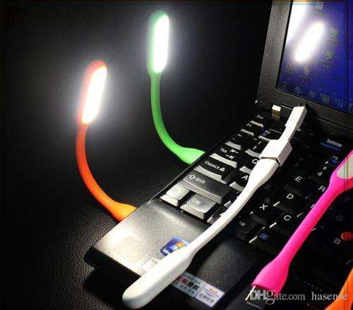 Flexible, Bendable, Portable LED USB Lights In Assorted Bright Colour Schemes. Collections Allowed.