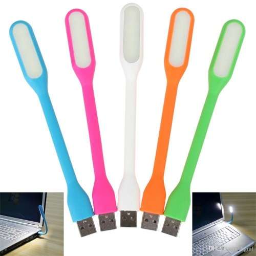Flexible, Bendable, Portable LED USB Lights In Assorted Bright Colour Schemes. Collections Allowed.
