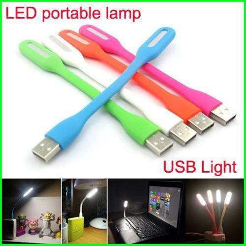 Flexible, Bendable, Portable LED USB Lights In Assorted Bright Colour Schemes. Collections Allowed.