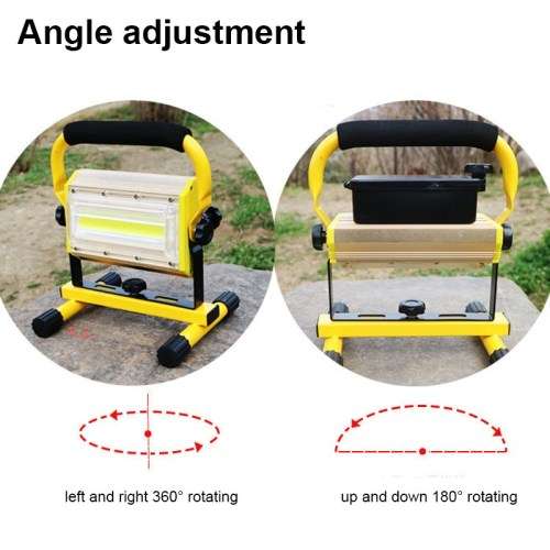 30W LED Floodlight. Portable, Rechargeable, Waterproof. Collections are allowed.