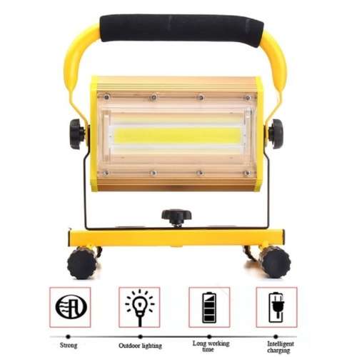 30W LED Floodlight. Portable, Rechargeable, Waterproof. Collections are allowed.