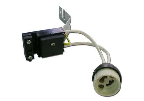 GU10 Socket Holder Earthed. Complete with Wiring. Collections allowed.